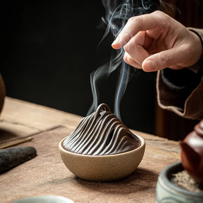 Volcano Incense Holder